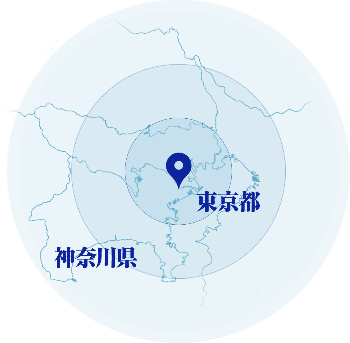 施工対応エリア（関東圏）