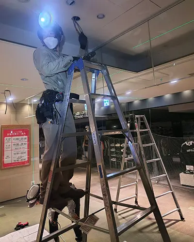 店舗改修電気工事